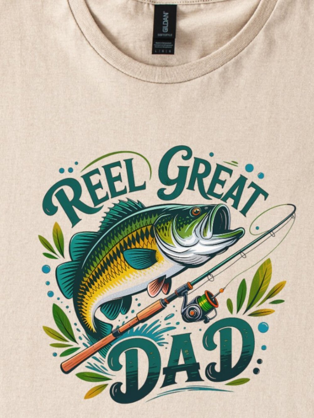 Reel Great Dad Fishing Shirt | Funny Father’s Day Fisherman Tee